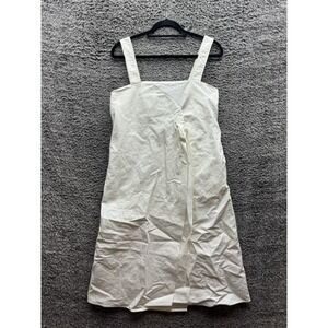 3.1‎ Phillip Lim Draped Cotton Sleeve Less Midi Dress White Womens Size 6